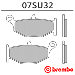 브램보 브이스트롬 1000 브레이크패드 리어(14-),07SU32SP