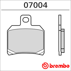 브램보 GP800 브레이크패드 리어(09-),07004XS